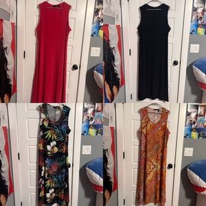 Set of 4 Women’s Plus Size Como Jersey Maxi Dresses | Attitudes by Renee